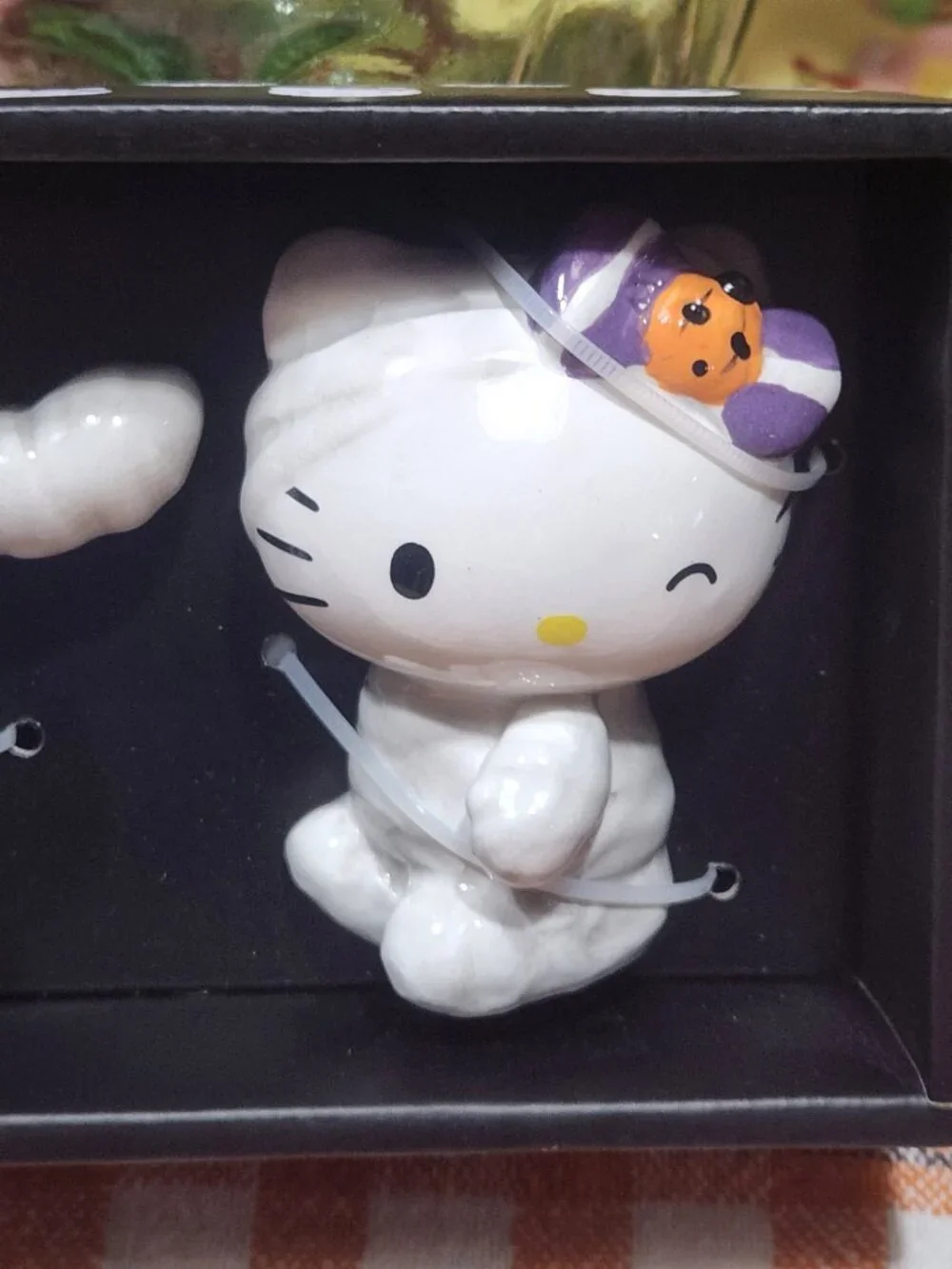 Sanrio Hello Kitty & Cinnamoroll Mummy Salt & Pepper Shakers Blue Sky Clayworks